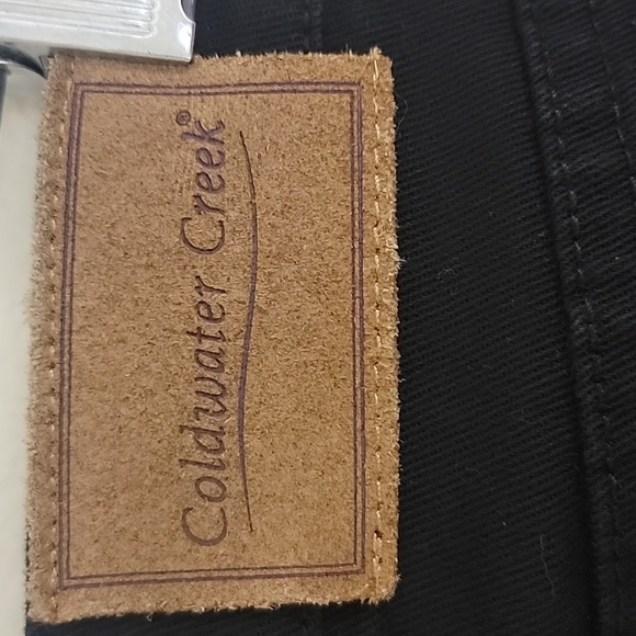 Coldwater Creek Black Straight Leg Jeans 30X29 Size 10 - Picture 12 of 14